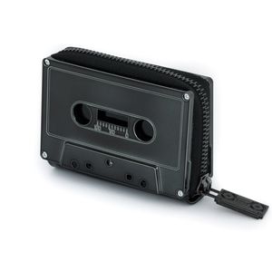Fydelity Retro Cassette Tape Wallet Black Chrome